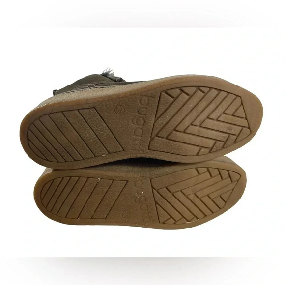 Bugatti Platform Green/Brown Leather Boots Size 36/6 - Picture 9 of 12